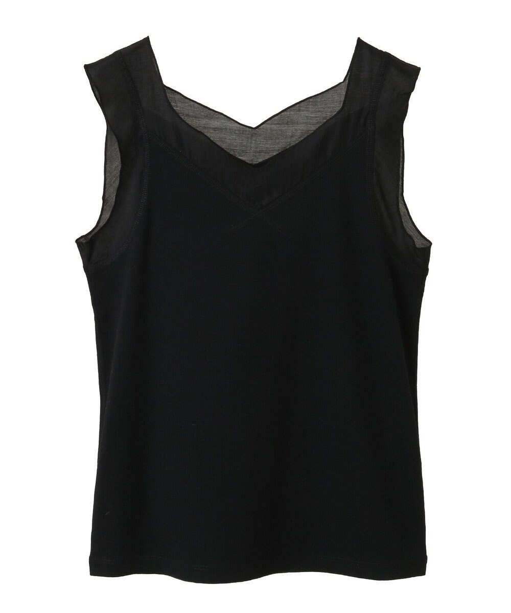 Green Parks ・ＳＵＧＡＲ　ＳＰＯＯＮ　シアー切替タンクトップ 