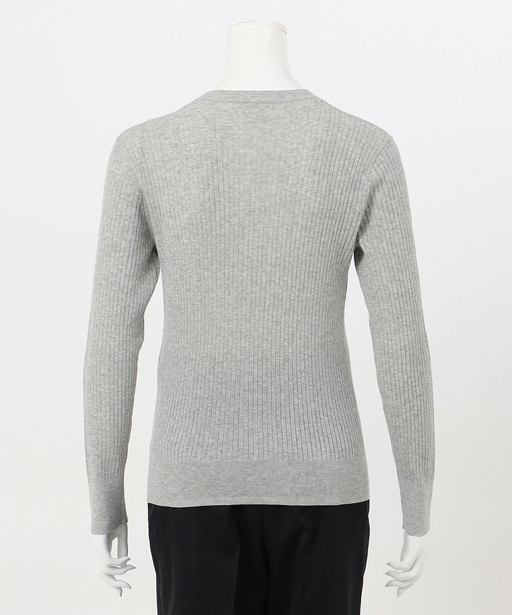 23区 【エステータ】シアーニット 長袖リブ 