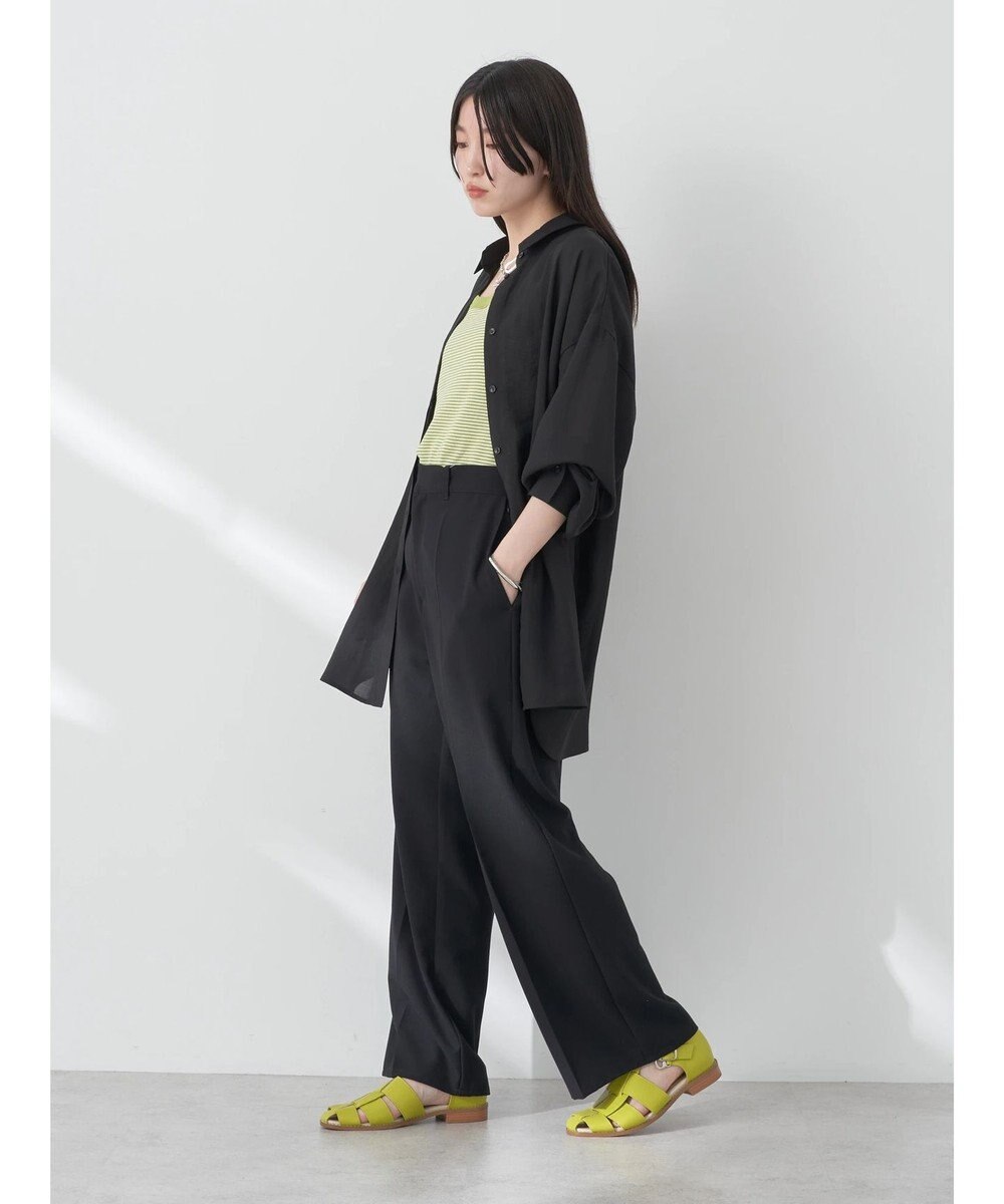 earth music&ecology シアーボーイズライクシャツ 