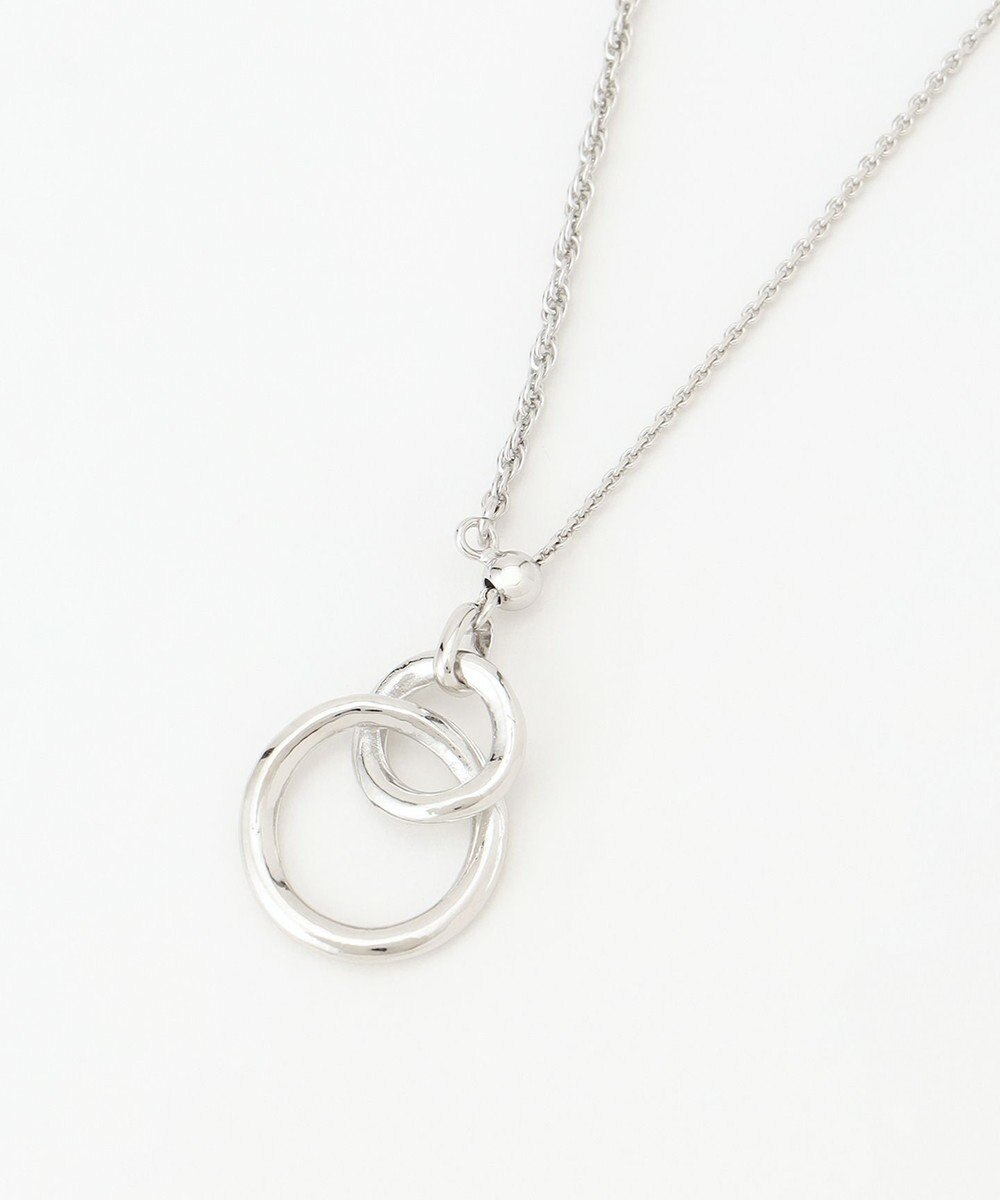 J.PRESS LADIES 【3way】ダブルリングラリエット ネックレス 
