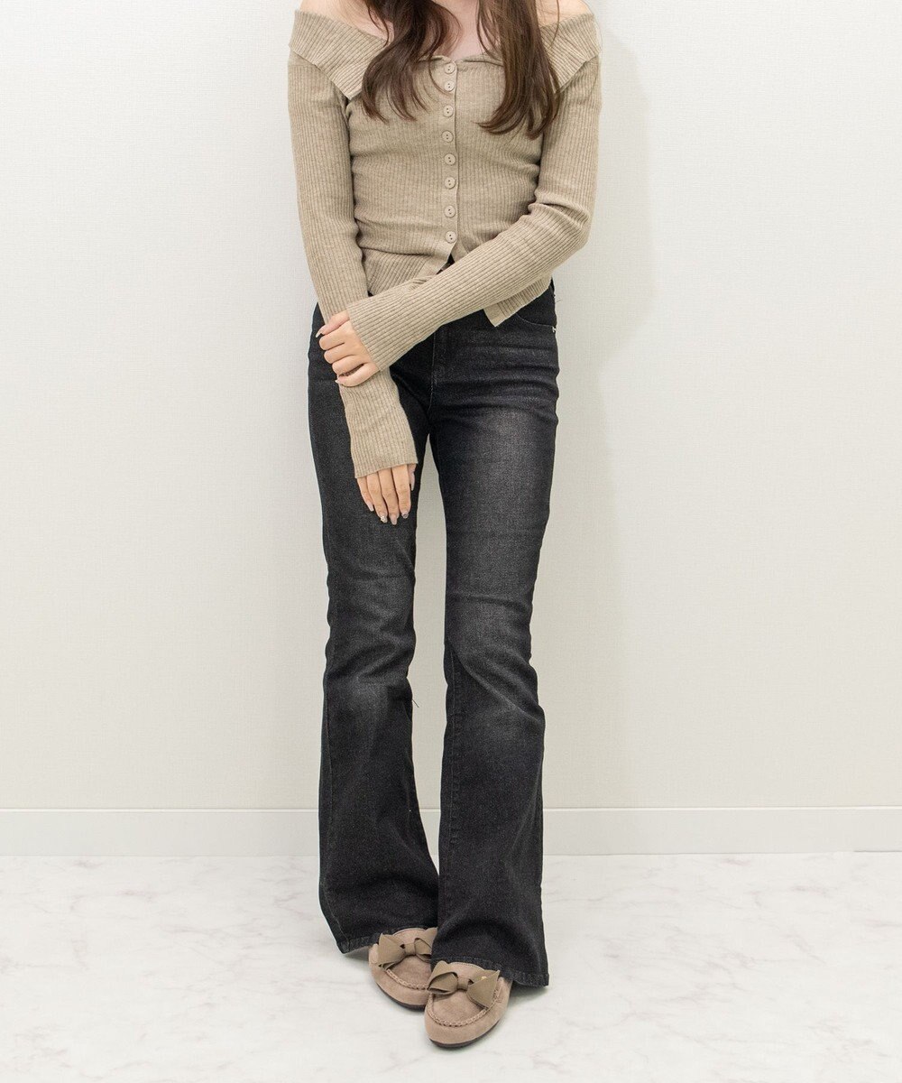 Bridget Birkin 【Bridget Birkin】グログランリボンモカシンシューズ 