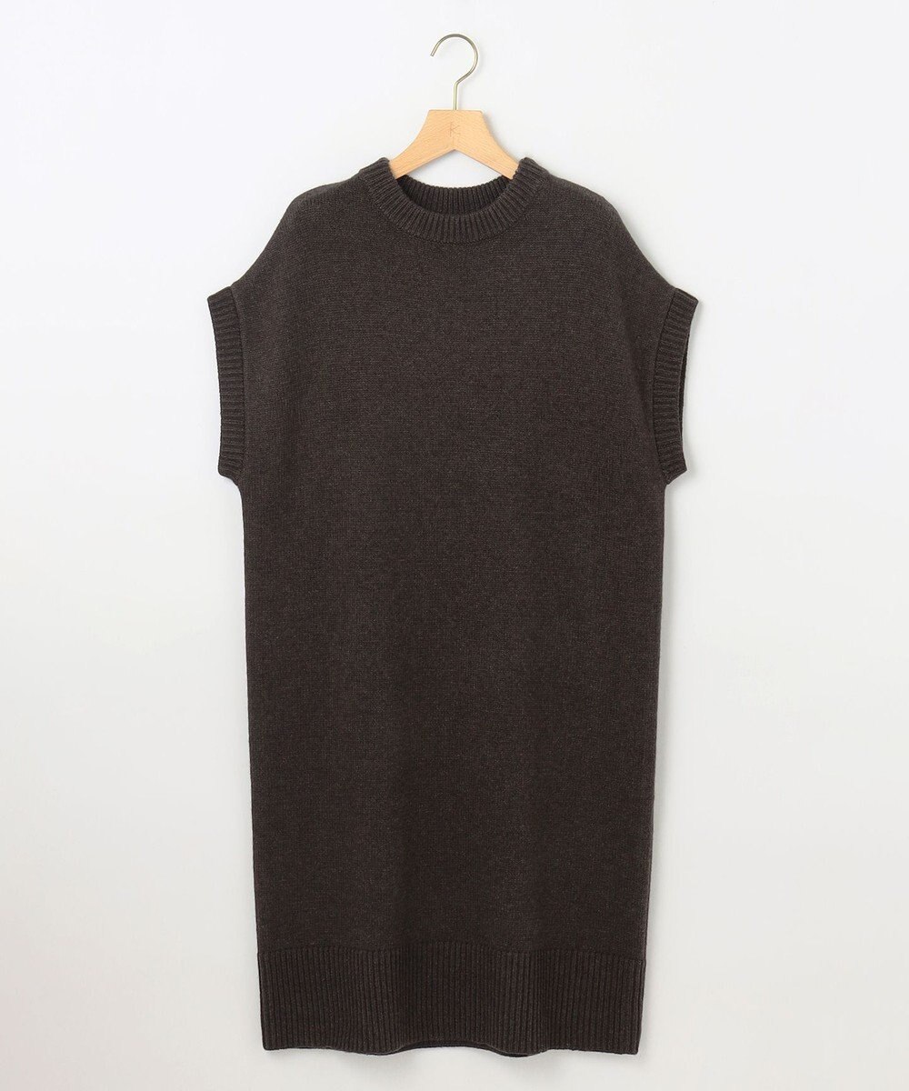 組曲 L 【WEB限定】チュニック丈ニットワンピース 