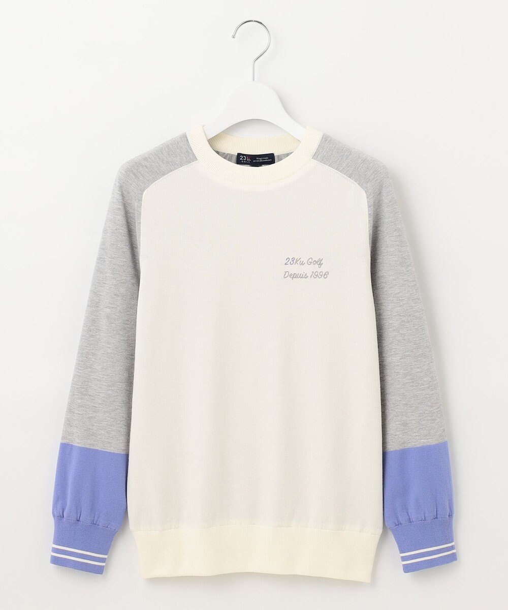 23区GOLF 【WOMEN】【洗える】トロンプルイユ ニット 