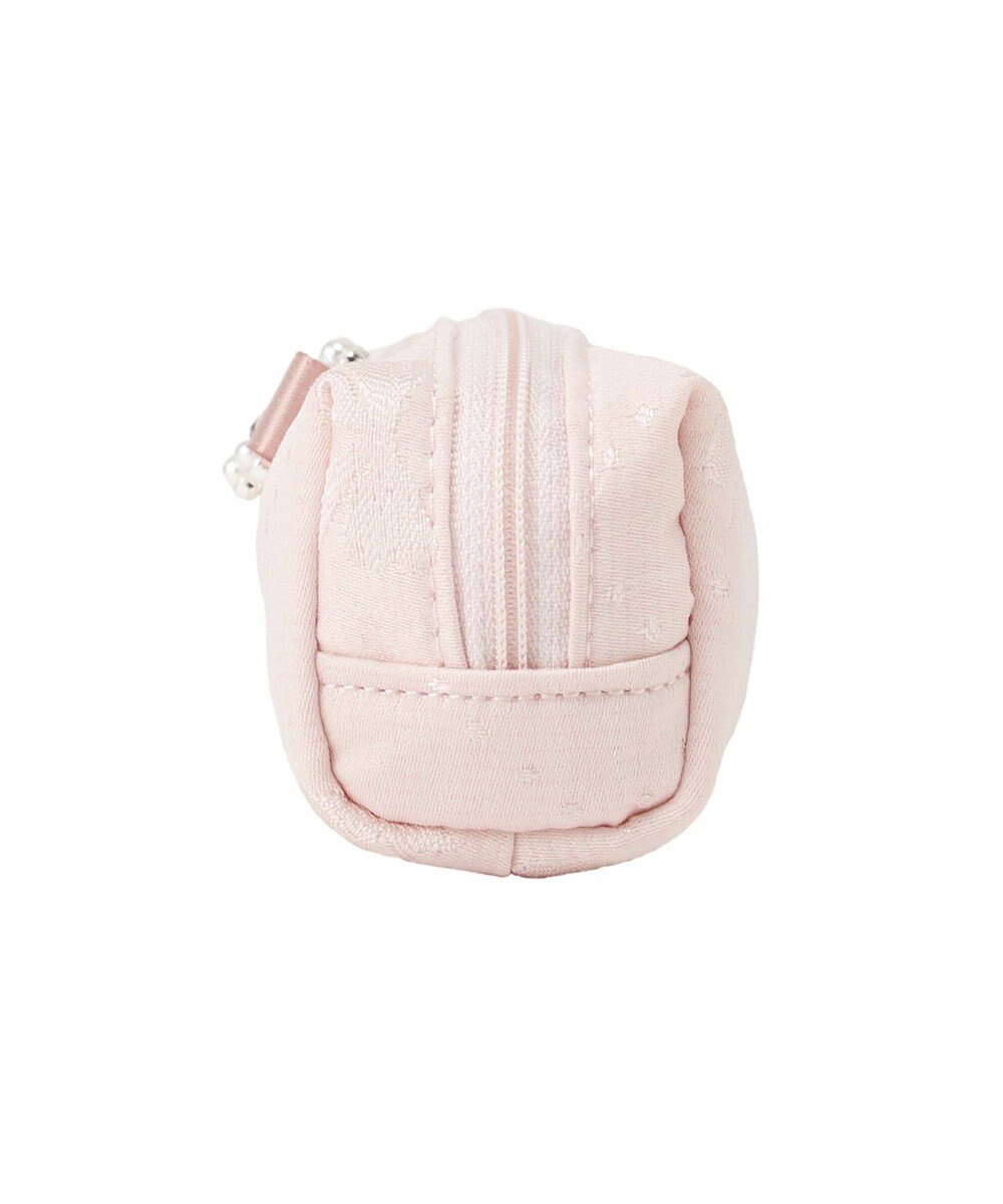 Maison de FLEUR リボンジャカードパールビジューロングポーチ 