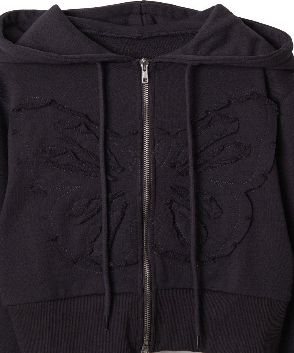 WEGO バタフライWジップショートパーカー 