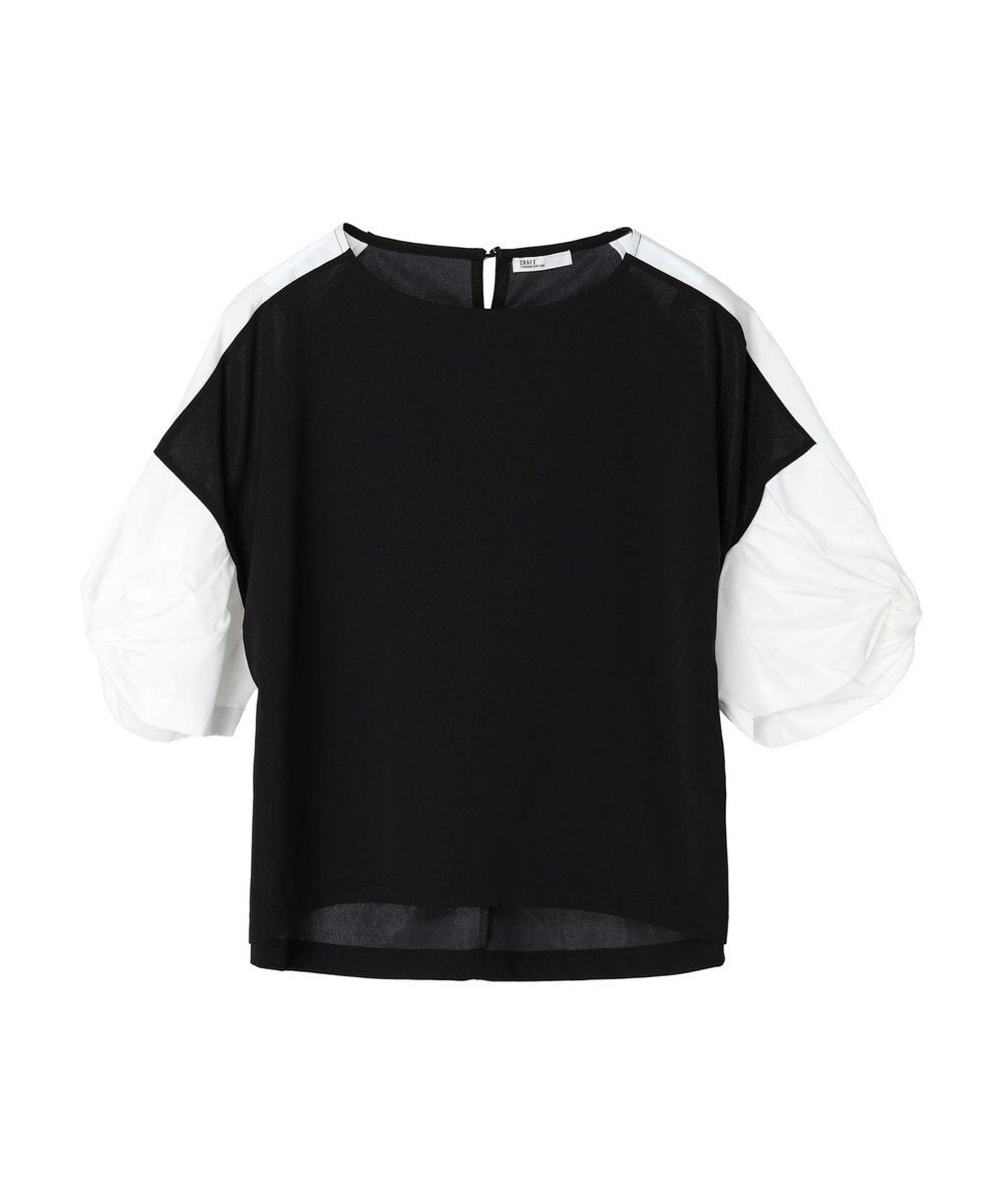 CRAFT STANDARD BOUTIQUE 袖ねじり切り替えプルオーバー 