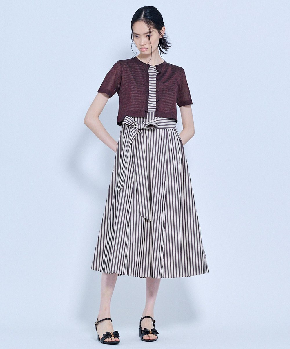 TOCCA 【星風まどかさん着用】STRIPE PARASOL ドレス 