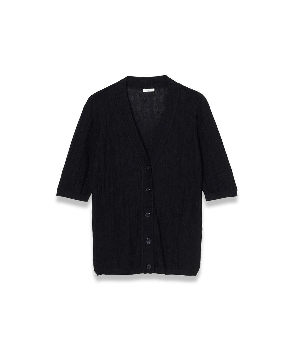 JOSEPH クリンクルリブ　カーディガン 