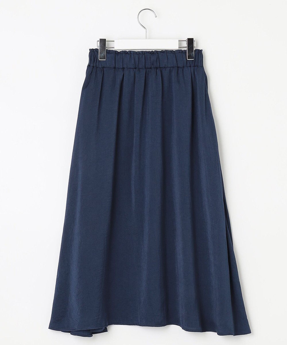 Feroux サテンギャザー スカート 