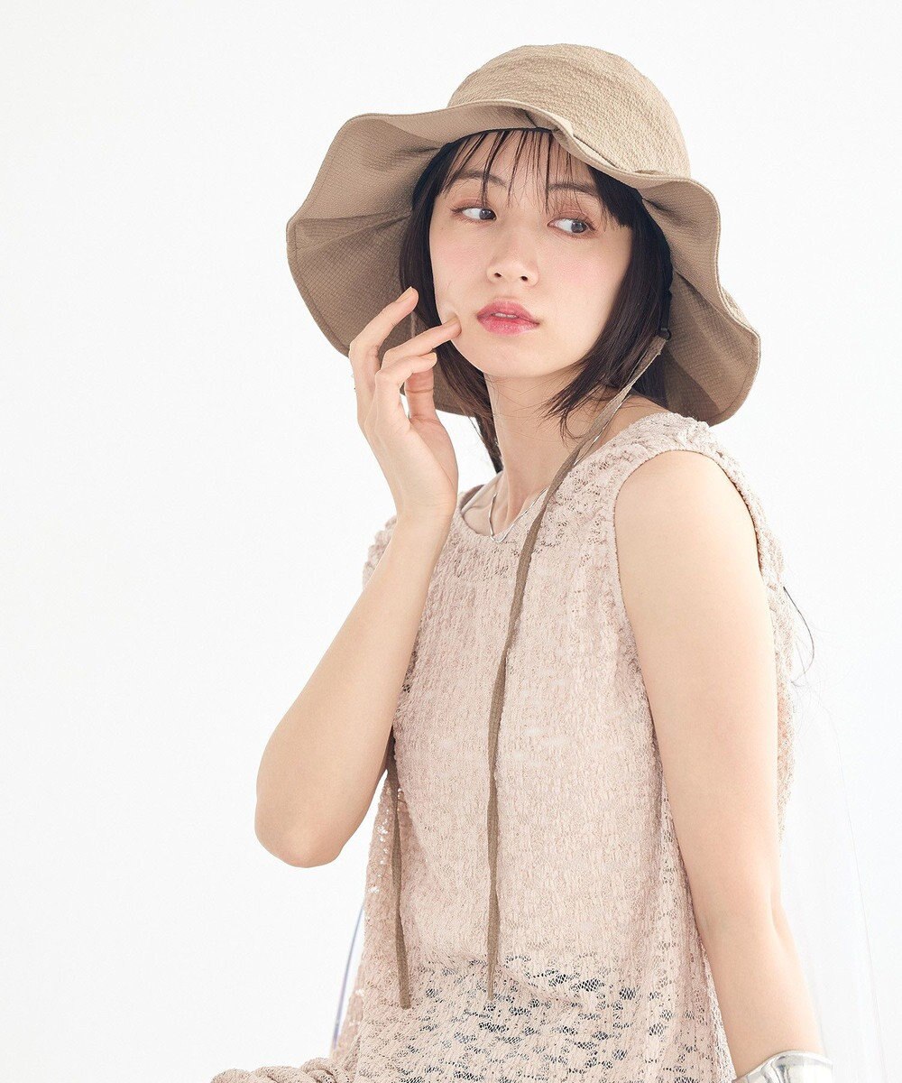 earth music&ecology 【ＵVカット】タックハット 