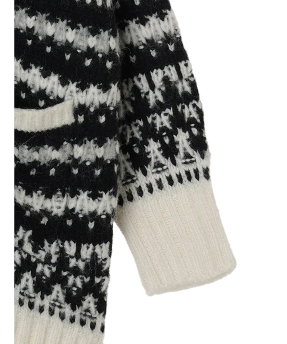 AMERICAN HOLIC フェアアイル柄ニットカーディガン 