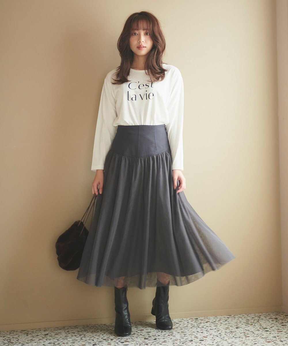 Feroux ロゴロング Tシャツ 