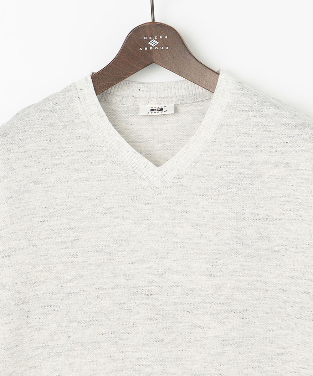 JOSEPH ABBOUD 【吸水速乾】リネンハニカムTシャツ 