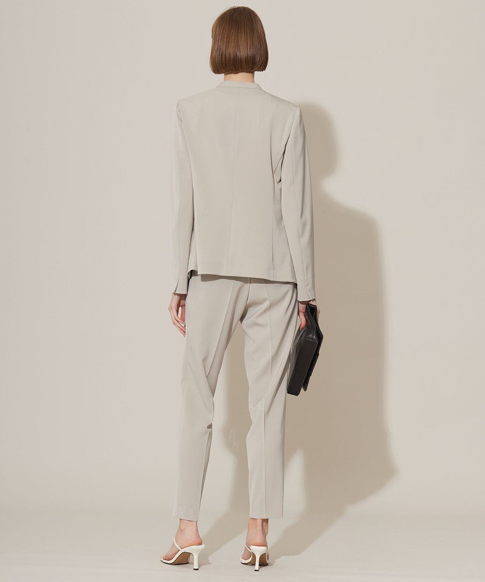 ICB 【防シワ・速乾・洗える】Fied ノーカラージャケット 