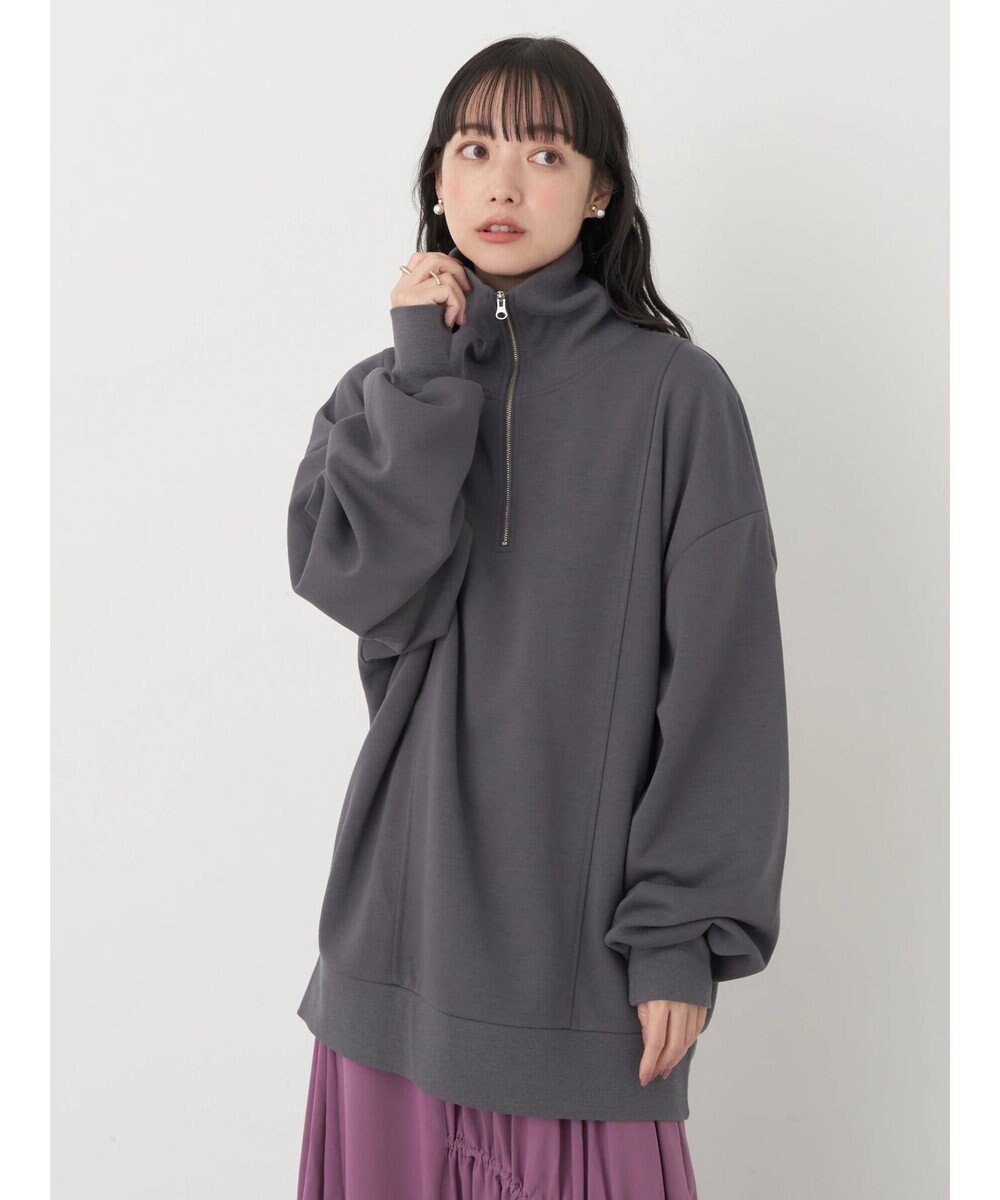 earth music&ecology スタンドｚｉｐダンボールチュニック 