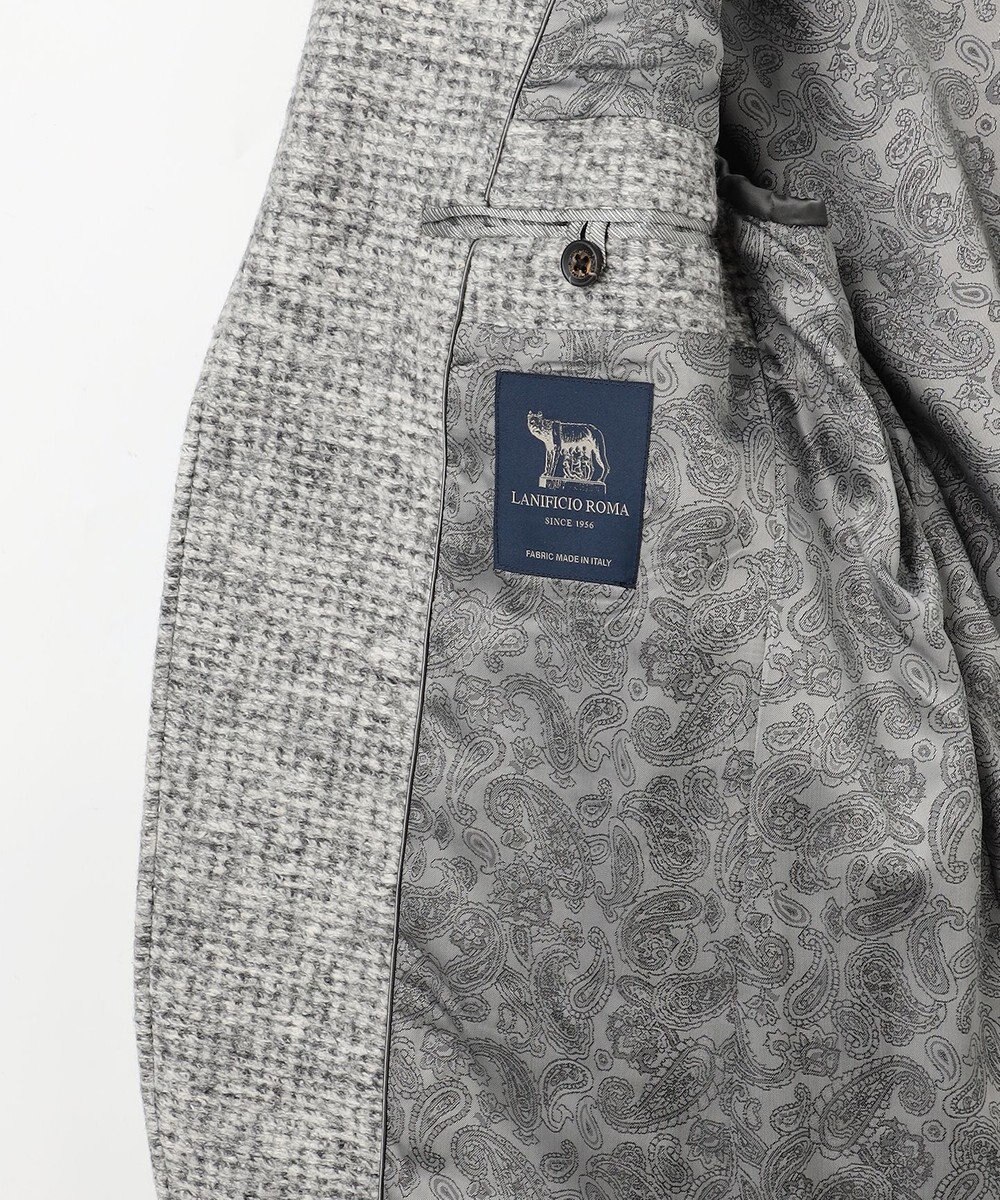 JOSEPH ABBOUD 【イタリア素材/軽量/ストレッチ】スライバー千鳥 ジャケット 