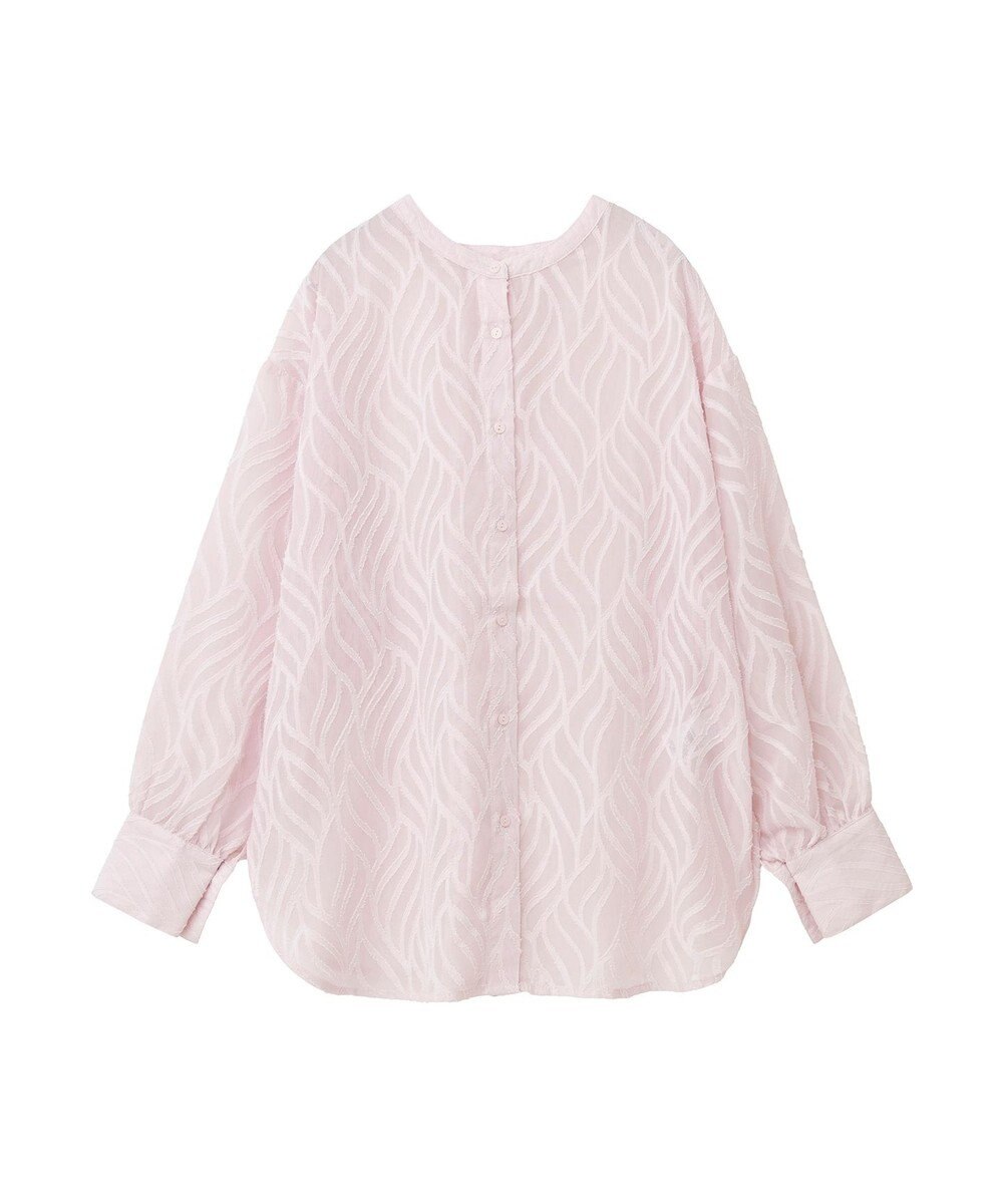 Green Parks ２ＷＡＹ　リーフジャガードシアーシャツ 