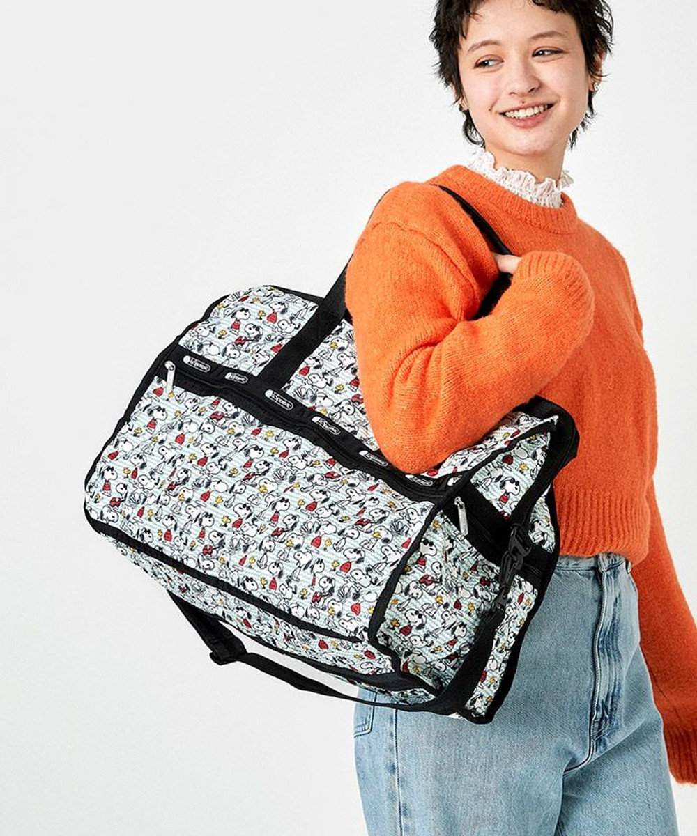 DELUXE LG WEEKENDER/スヌーピー&ウッドストック / LeSportsac