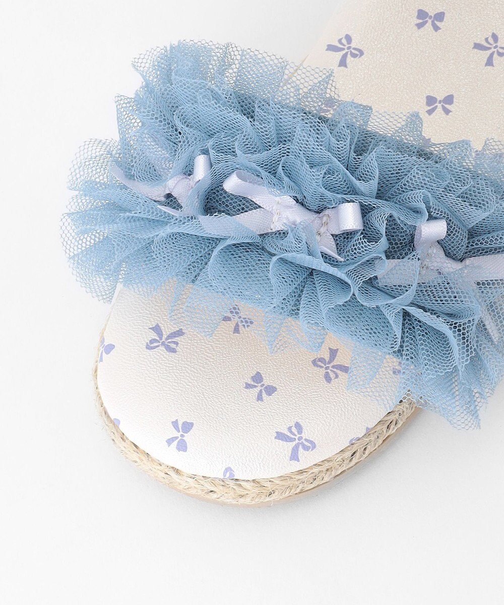 ANY KIDS チュールフリル サンダル 