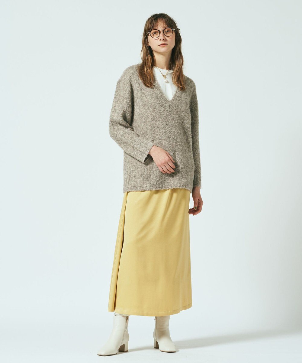 【WOMEN】FANCY YARN ニット, グリーン系, F