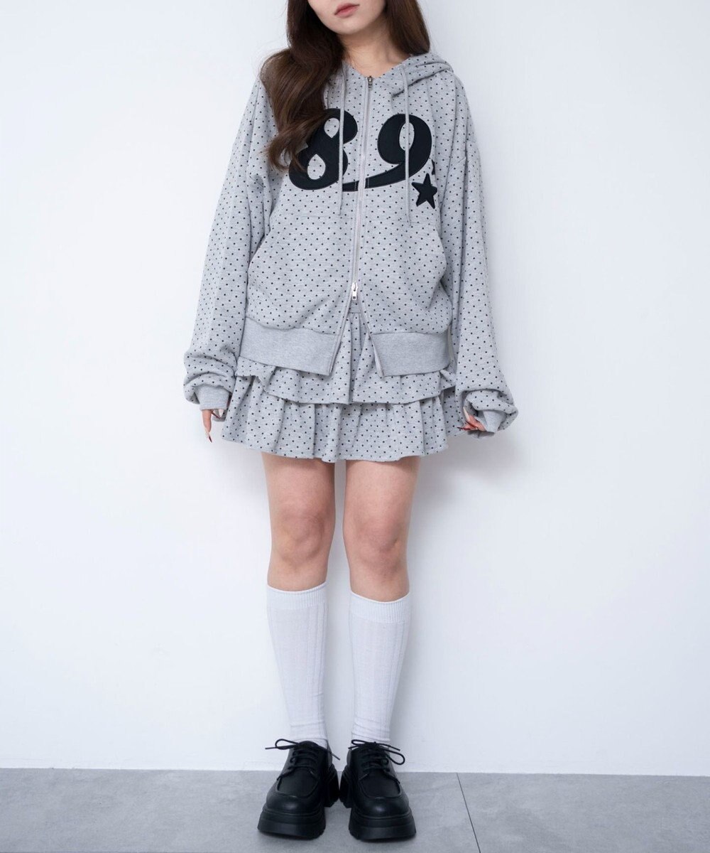 WEGO グラフィックZIPパーカー 