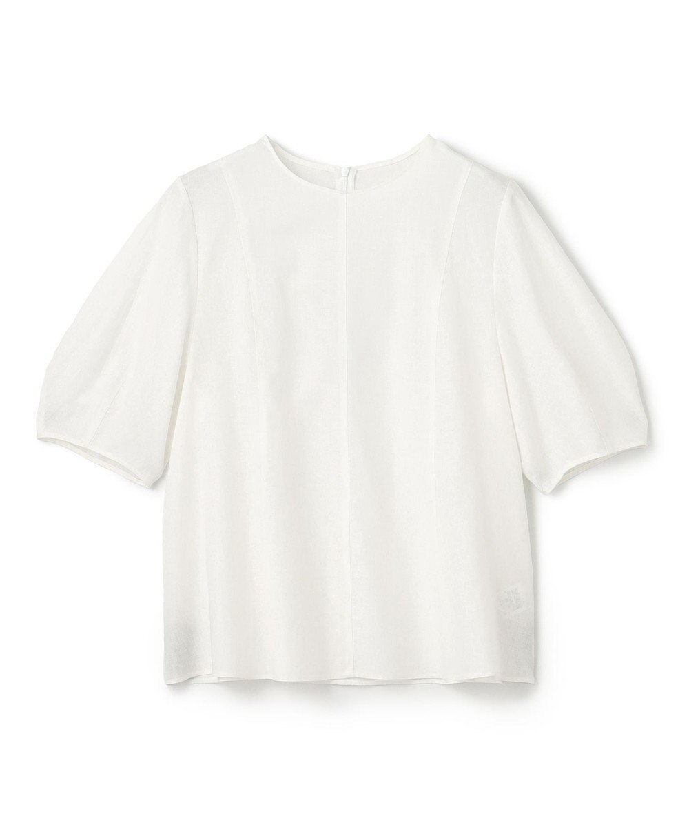 UNFILO リネンレーヨン フォルムブラウス 