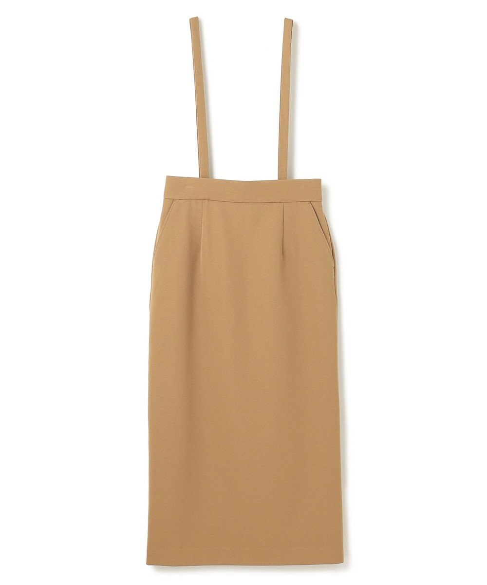 uncrave 【防しわ・UVカット・洗濯機洗い可】バルキーツイル スカート(サスペンダー付き)（uncrave STANDARD） 