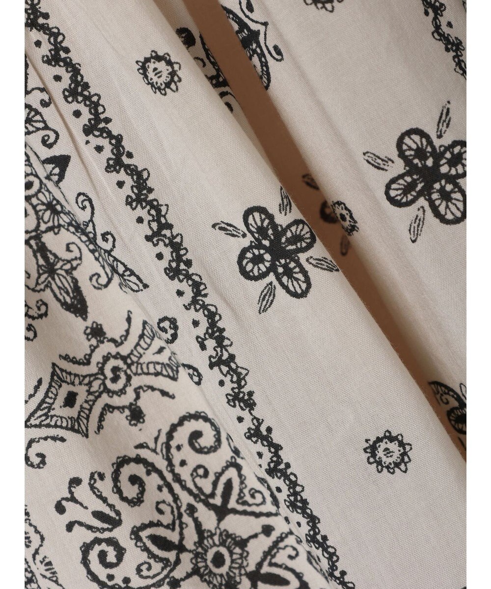 CRAFT STANDARD BOUTIQUE パネル柄マキシギャザースカート 