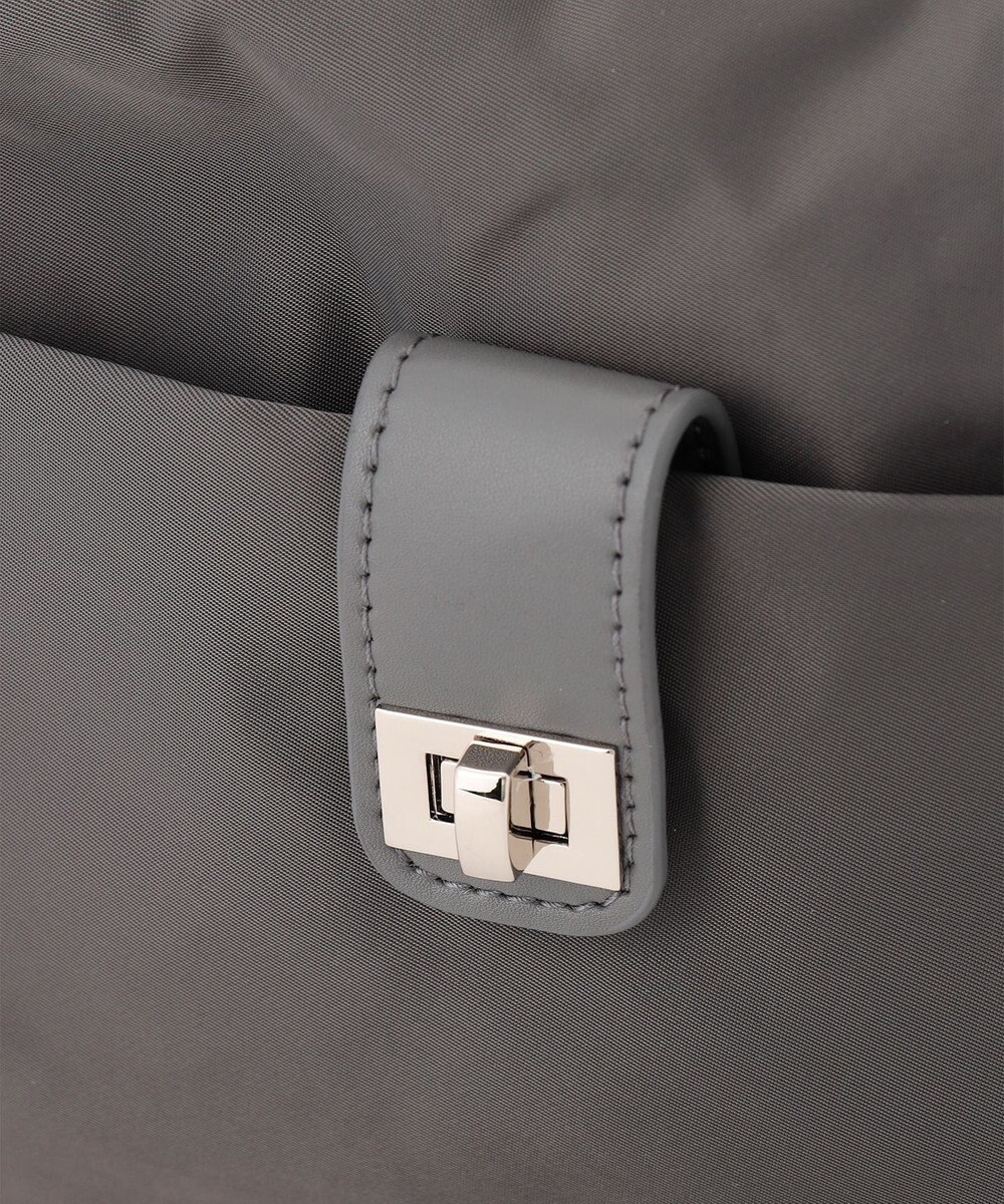 J.PRESS LADIES 【2way】ナイロンギャザー ショルダー バッグ 