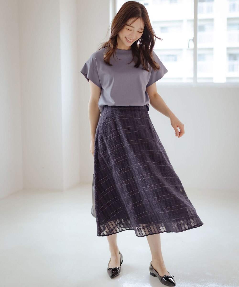 組曲 バックフリル カットソー 