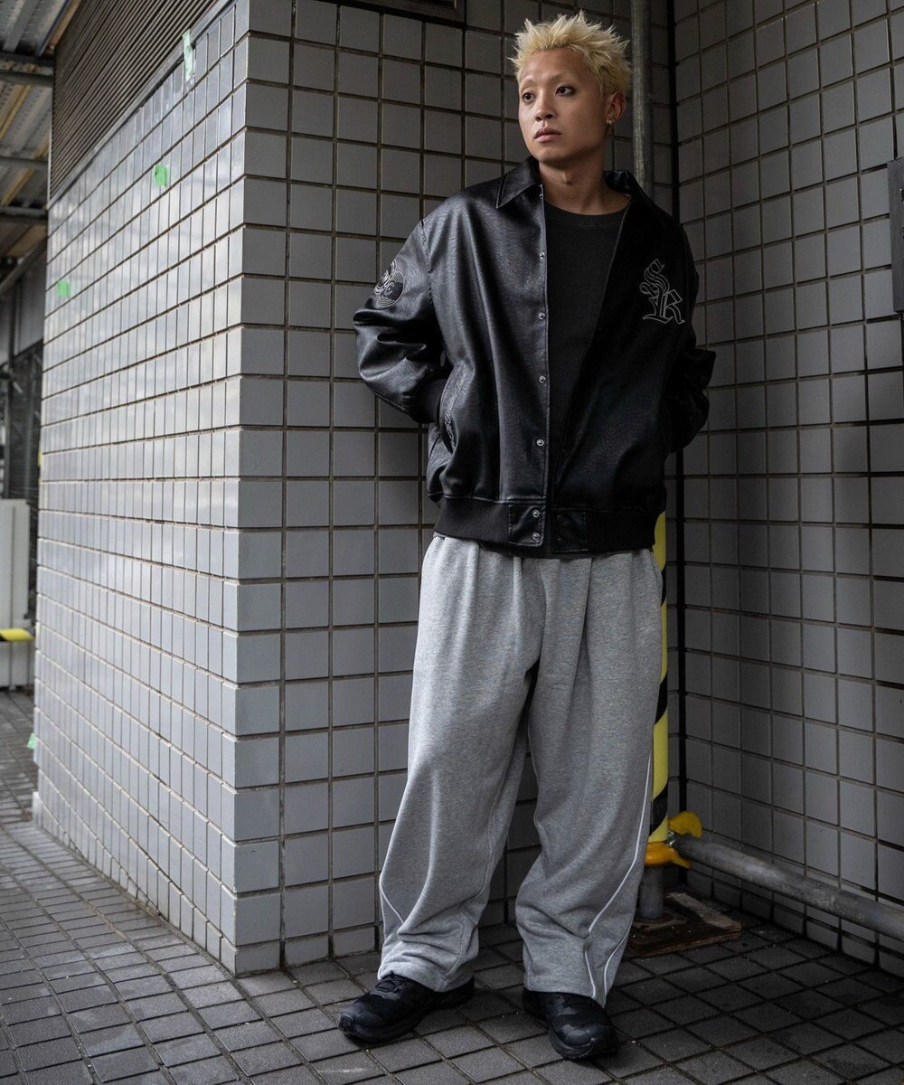 WEGO バレルレッグスウェットパンツ 