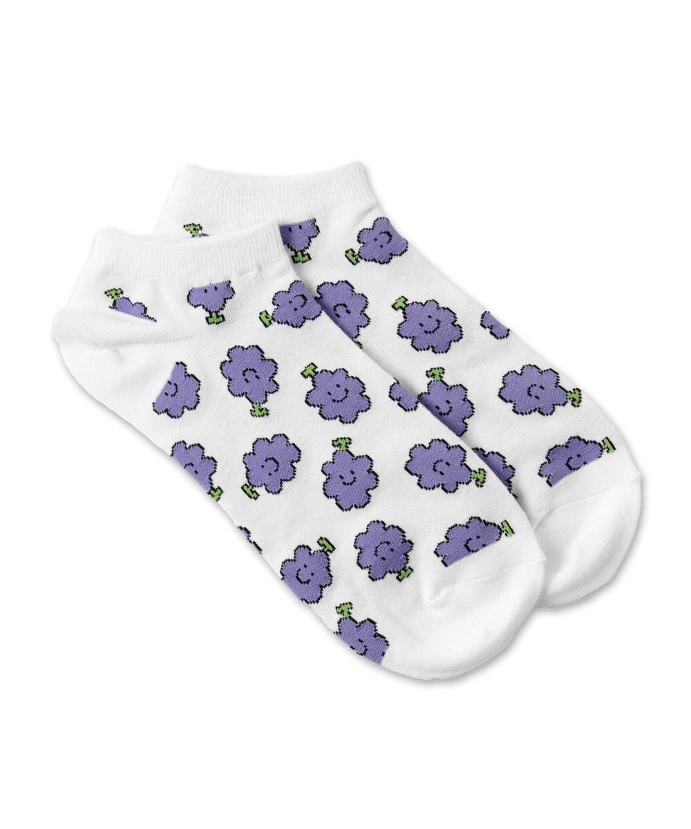 WEGO フルーツ総柄ショートソックス 