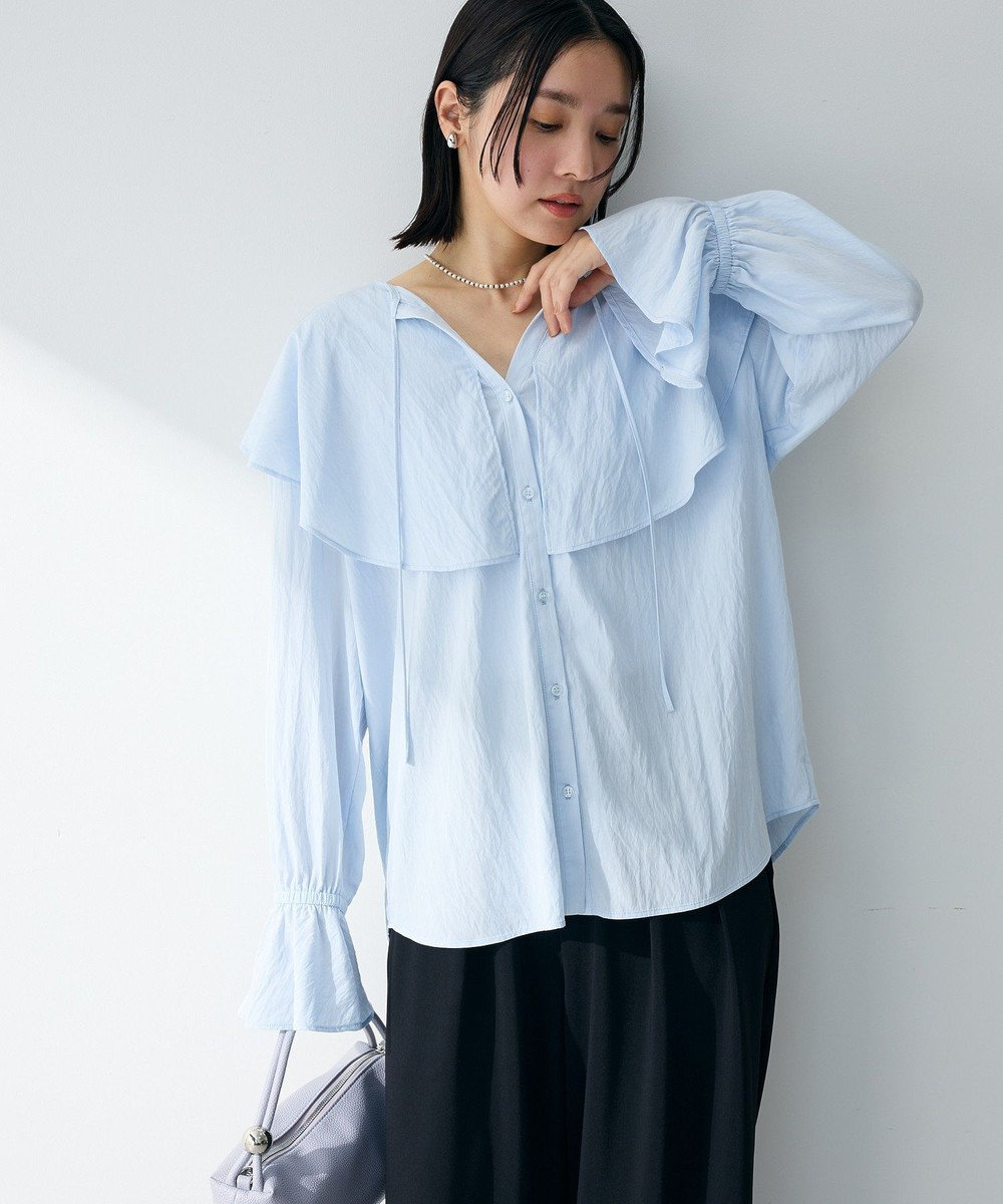 Green Parks ラッフルブラウス 