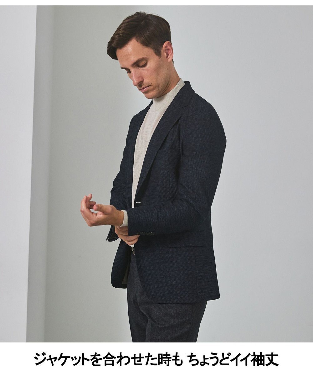 GOTAIRIKU オリジナル設計【洗える/チクチクしにくい/ピリングしにくい】イタリア糸 ハイゲージ Ｖネックニット_WOOL100% 