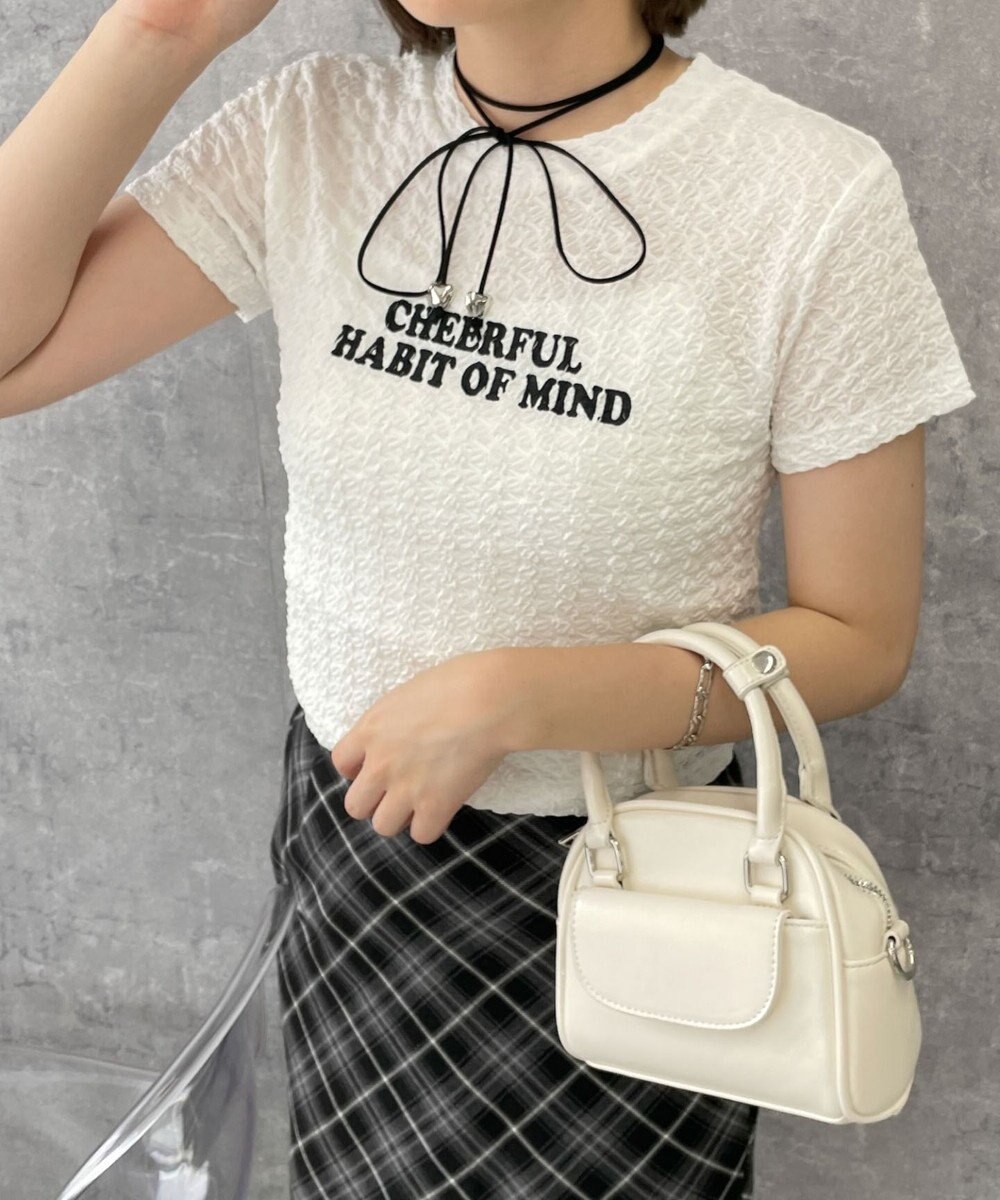 WEGO クリンクルプリントトップス 