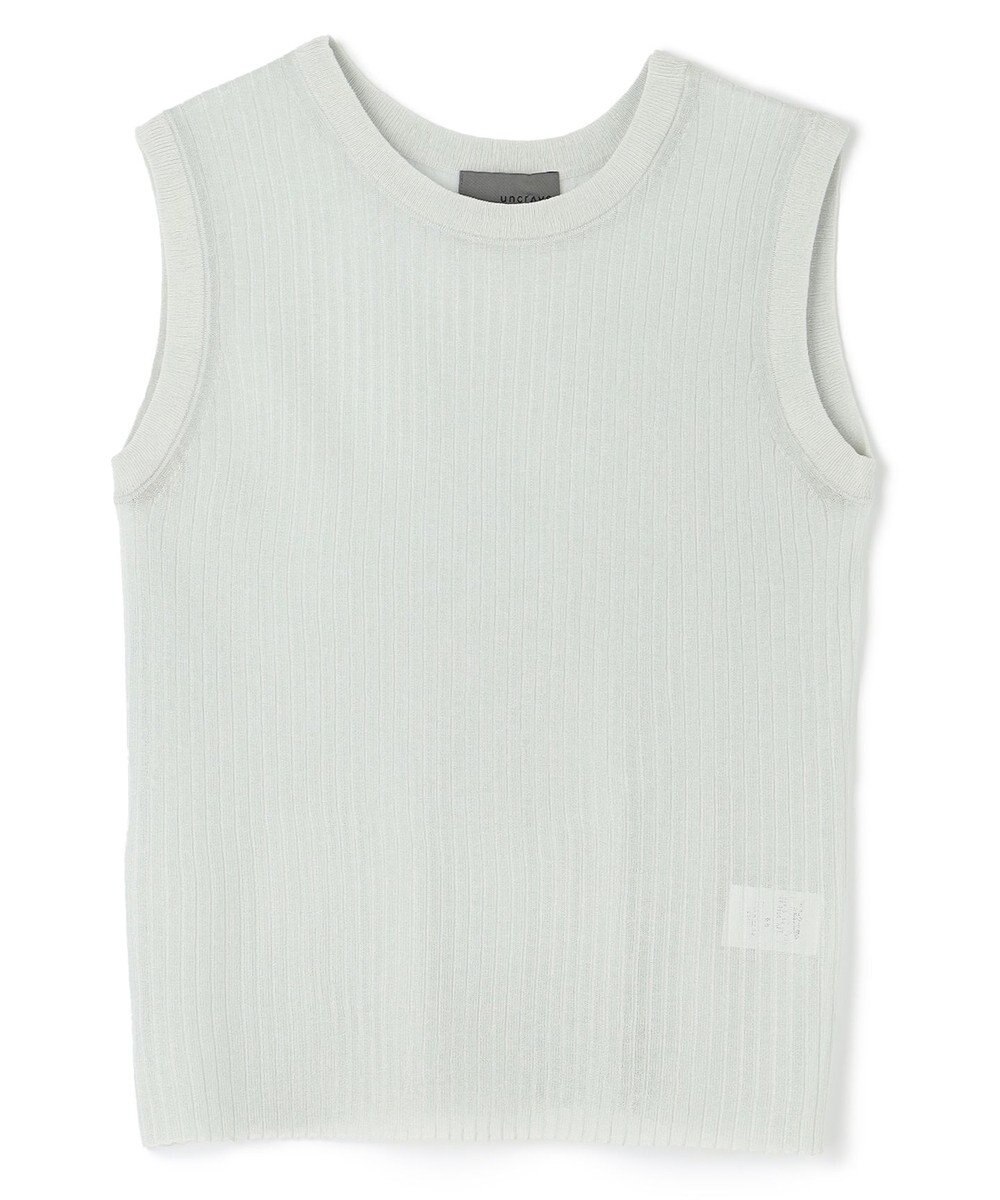 uncrave シアー リブ ノースリーブ ニット（uncrave STANDARD） 