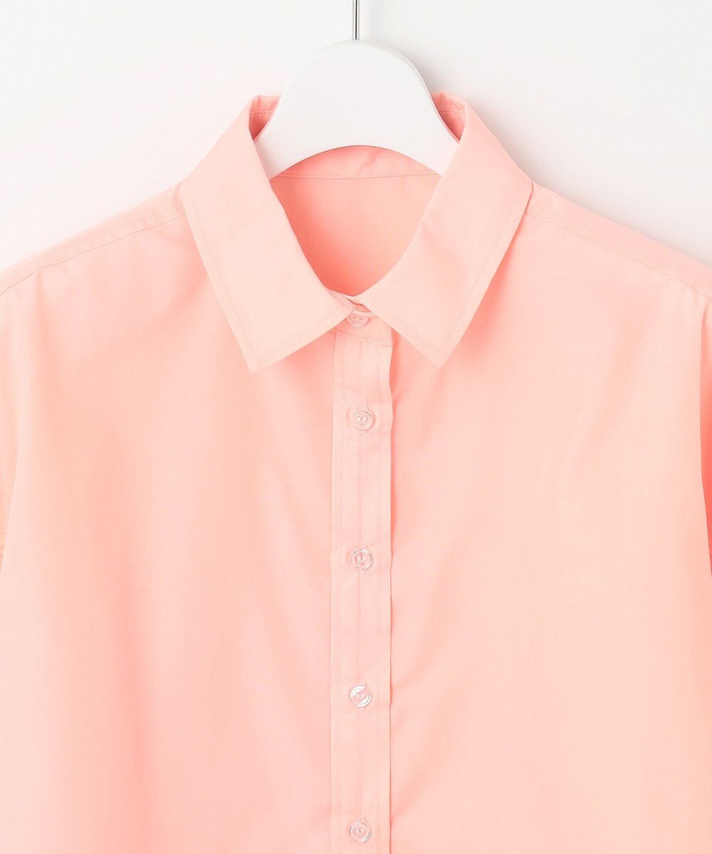 Feroux 【洗える】ショート丈ドロスト シャツ 