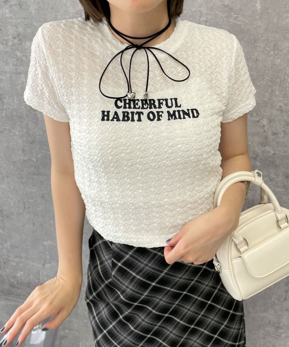 WEGO クリンクルプリントトップス 