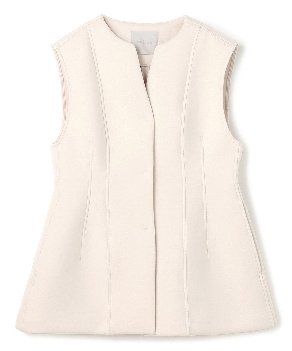 UNFILO L 【VERY×UNFILOコラボ】BEAUTY FORM JERSEY+ ペプラムジレ 