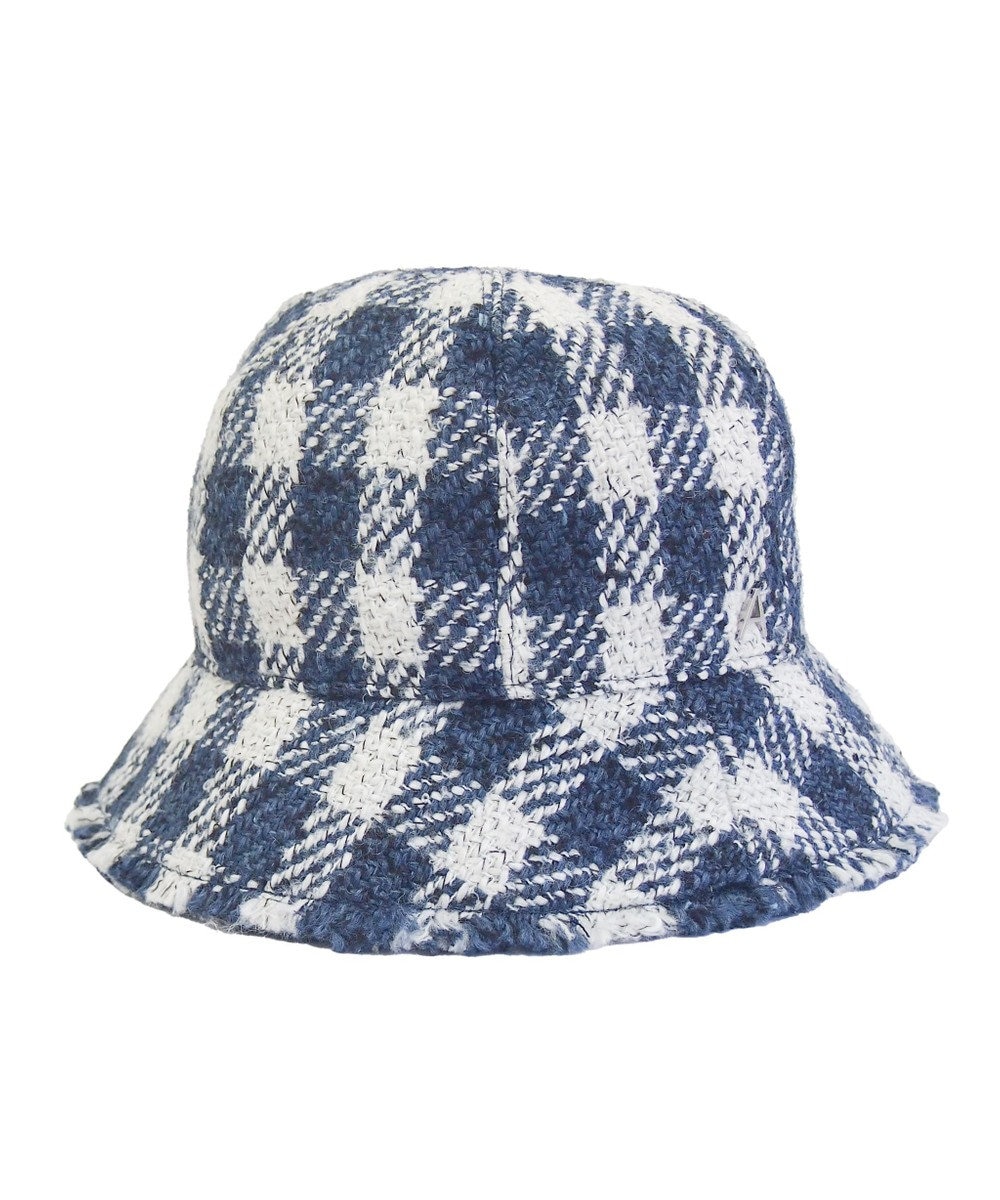 ATRENA 【サイズ調整可能/Lサイズあり】JUMBLE TWEED HAT ハット ブルー