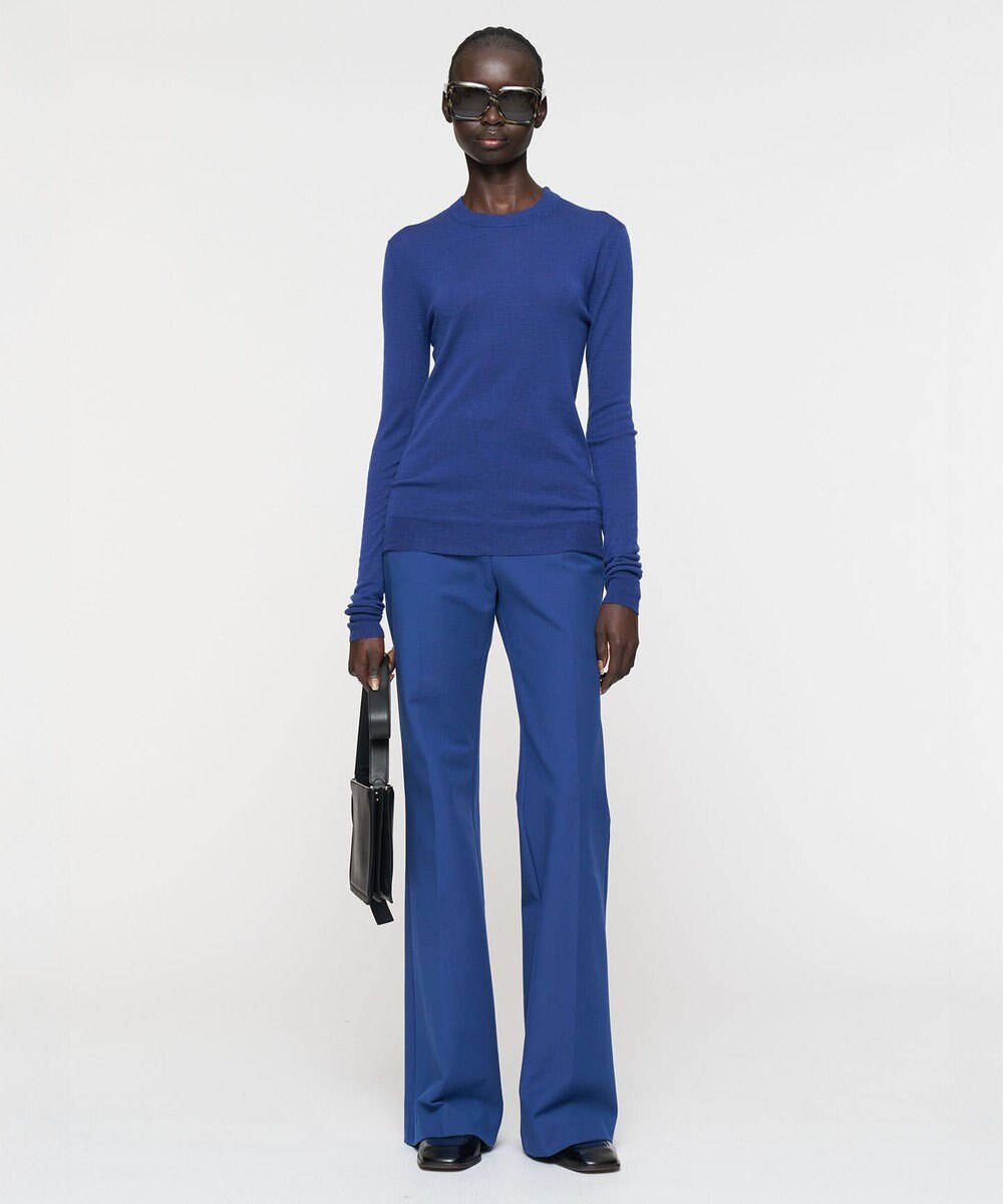 JOSEPH 【洗える】キャッシュエアー　ラウンドネックニット 