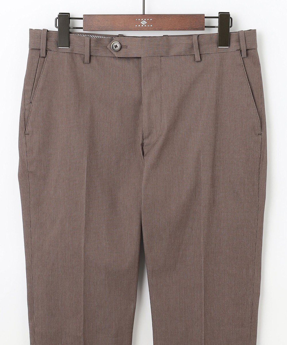 JOSEPH ABBOUD 【ウエストも伸びる！】コードストライプムーブ パンツ 