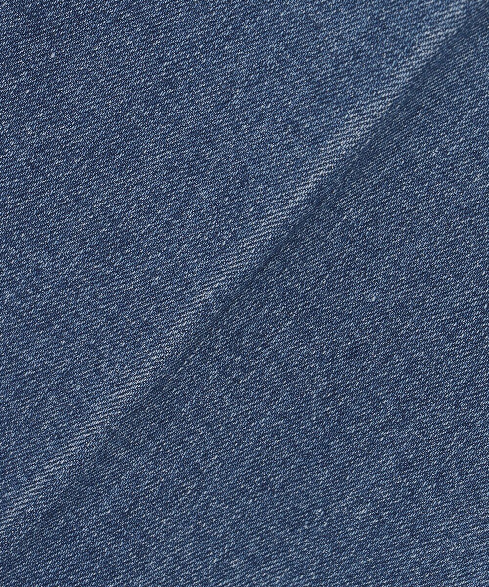 ANY SIS L センタープレスセミフレア デニム 