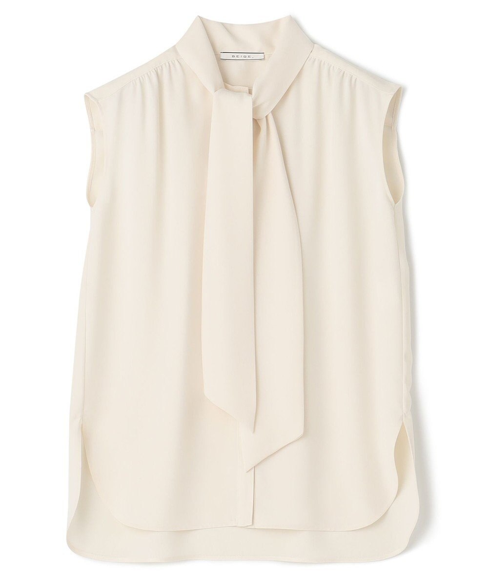 BEIGE， 【WEB＆一部店舗限定】ZEKOLVA / ボウタイブラウス 