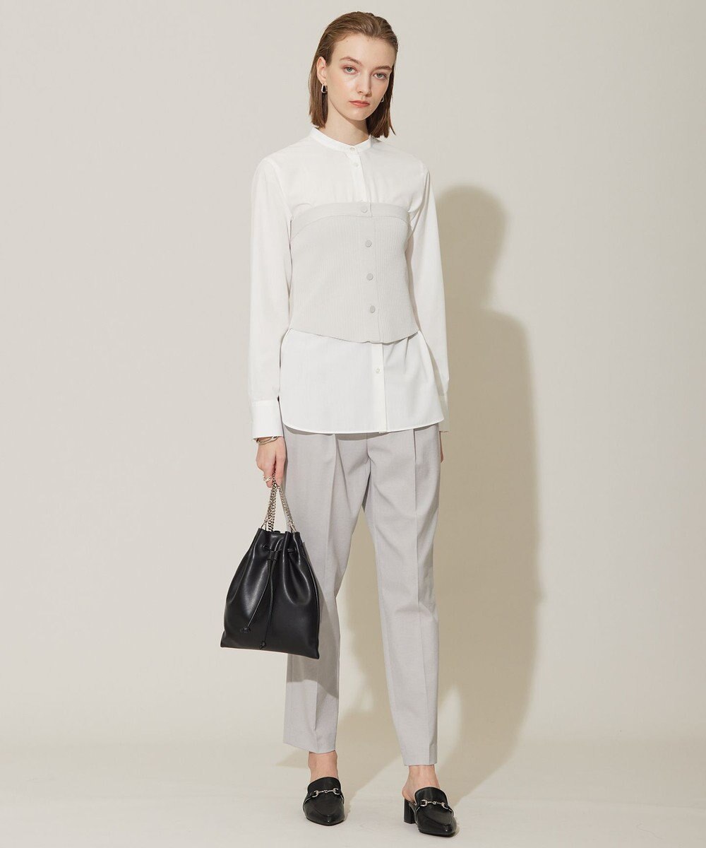 ICB L 【洗える】ハイゲージスムース ニットビスチェ 