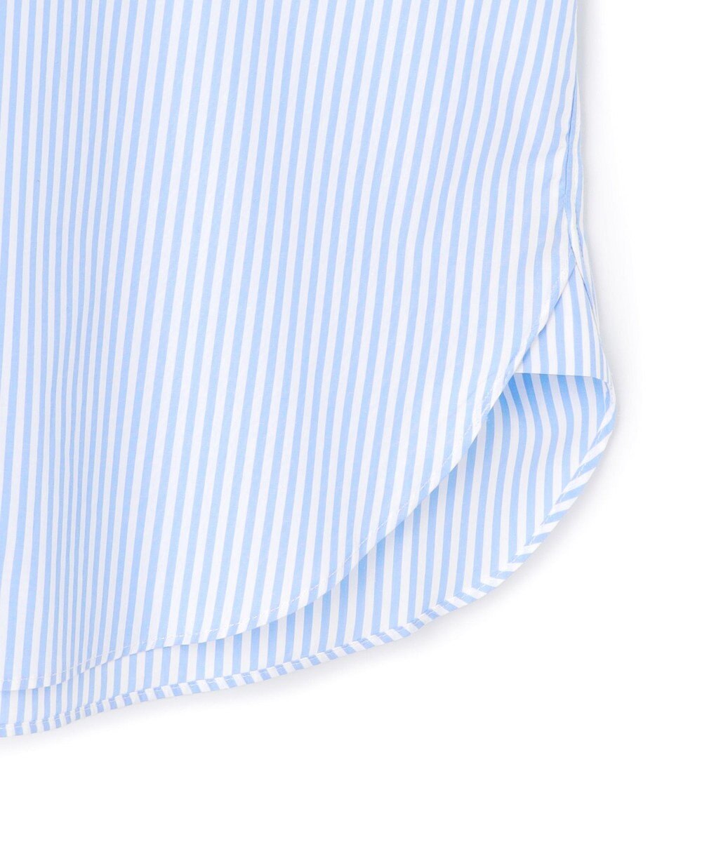 J.PRESS MEN 【AaronChang】【UNISEX】コットンタイプライター ストライプ シャツ / B.D. / Baggy-Fit 