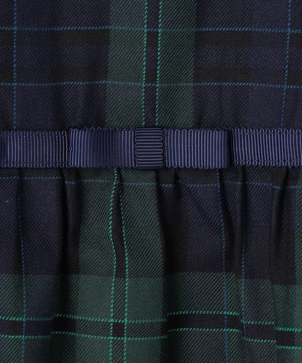 組曲 KIDS 【150-170㎝】クラシックチェック ワンピース 