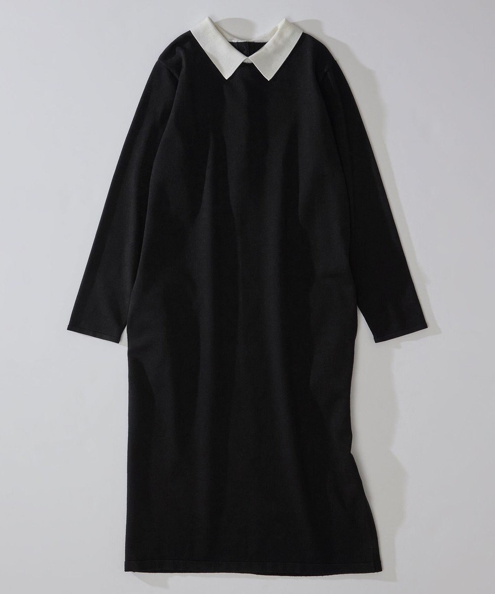 組曲 【新色追加！】Elena襟付き ニットワンピース 