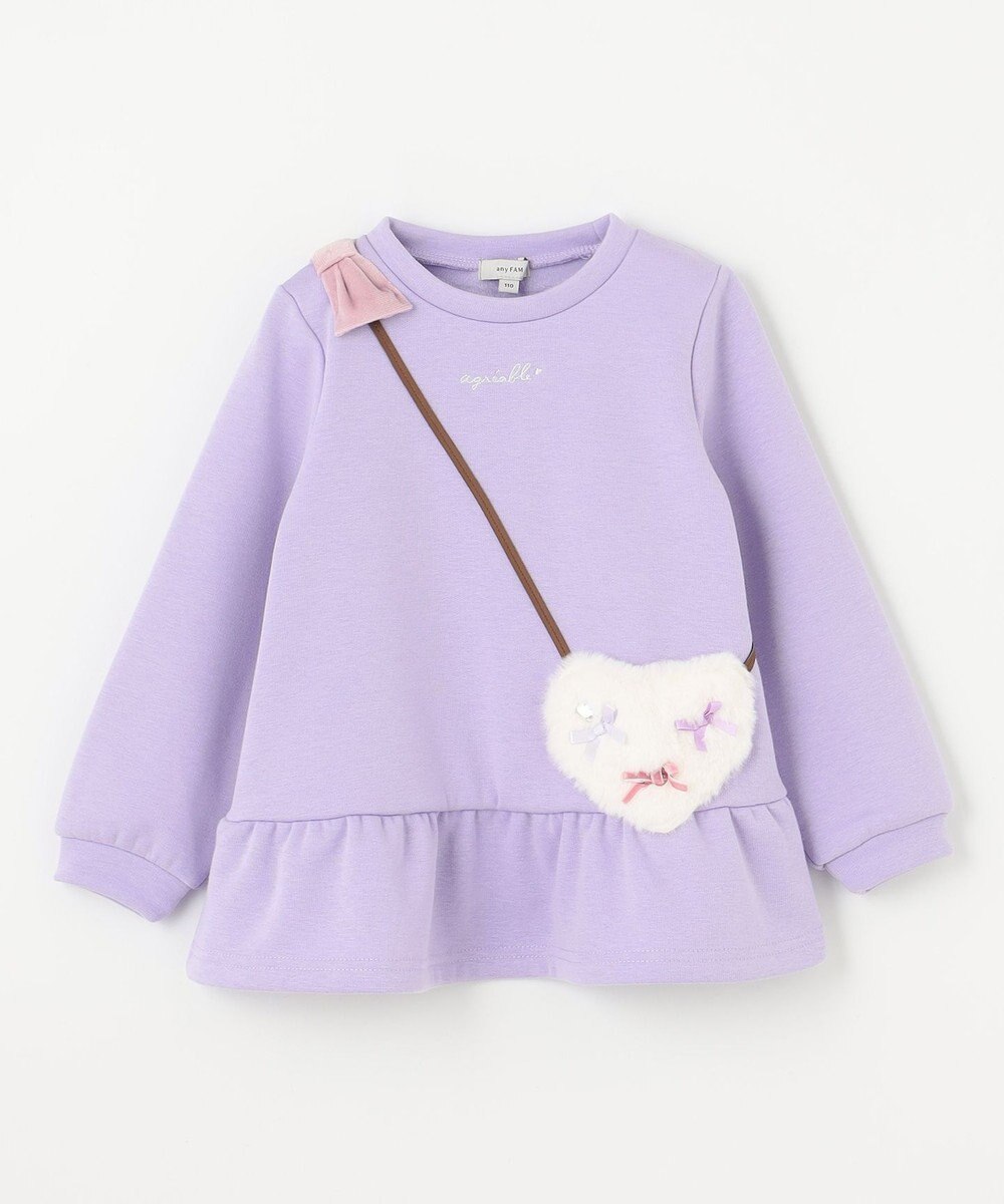 ANY KIDS 裏シャギーポシェットトレーナー 