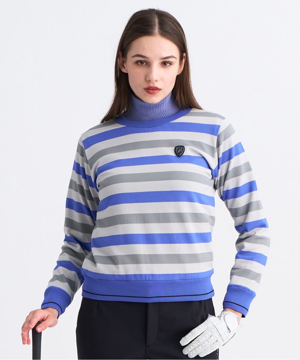 23区GOLF 【WOMEN】リバーシブルニット 防風裏地 2WAY 